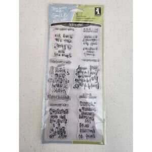 Inkadinkado Clear Rubber Stamp Set Kids Friendly Advice